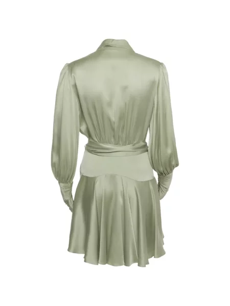 Lung rochie mini Zimmermann plic verde