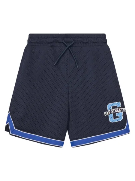 Gap Спортни шорти Тъмносин Baggy Fit