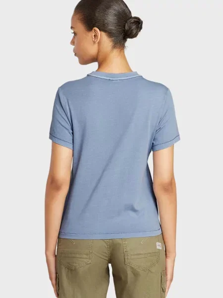 Футболка G-star Raw блакитна