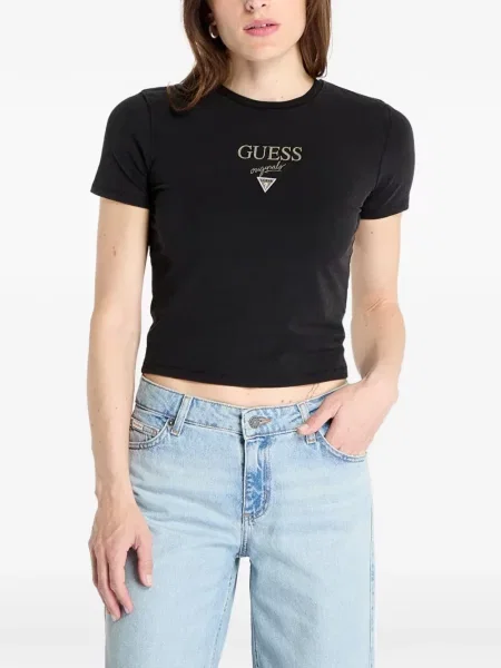 Tricou Guess cu imagine negru