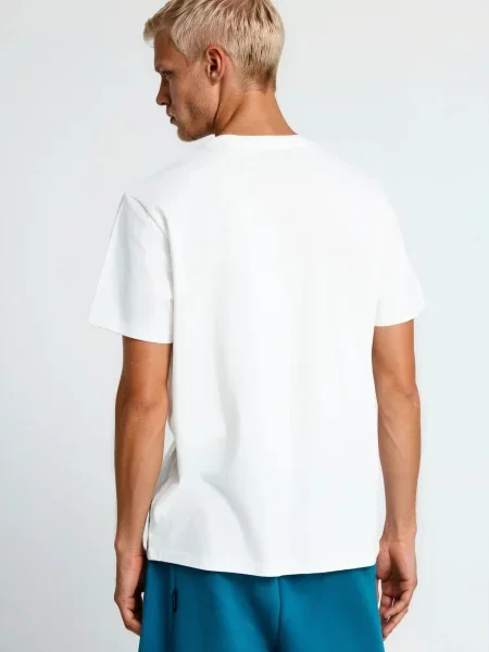 Funky Buddha Tricou azur alb