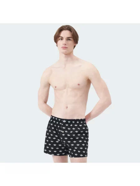 Boxerky Adidas Originals bílé
