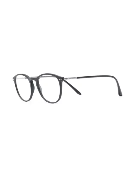 Ochelari de soare rotunzi Giorgio Armani negru