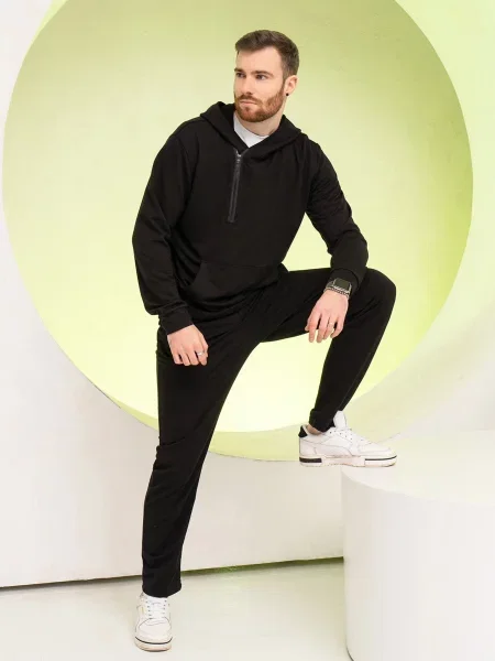 ISSA Plus Спортивний костюм без підкладки чорний