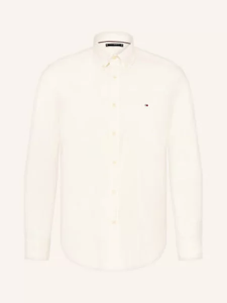 Tommy Hilfiger Koszula Flanelowa Regular Fit weiss biała