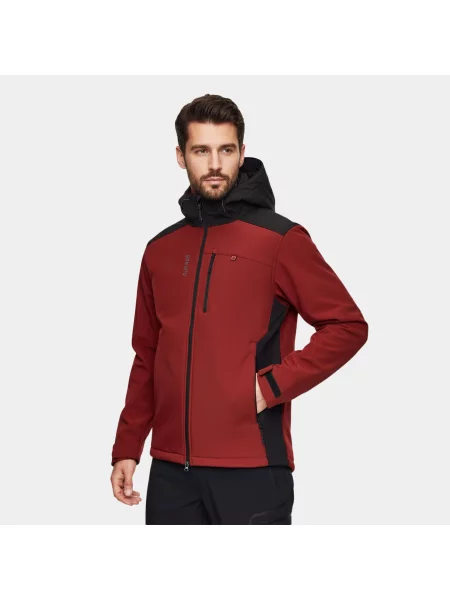 Kurtka turystyczna softshell Alpinus ASO czerwona