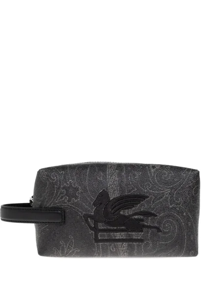 Geantă Etro cu model paisley gri