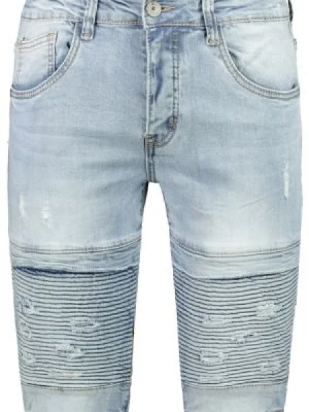 Kratke traper hlače Dstreet siva