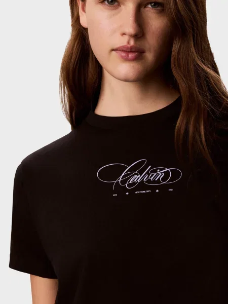 Класична футболка Calvin Klein Jeans чорна