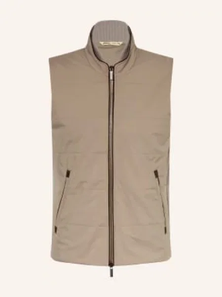 Maurizio Baldassari Kamizelka Pikowana beige beżowa