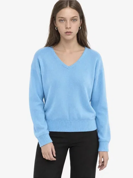 Busem Svetr Pullover azurová modrá