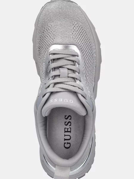 Кроссовки Guess серебряные