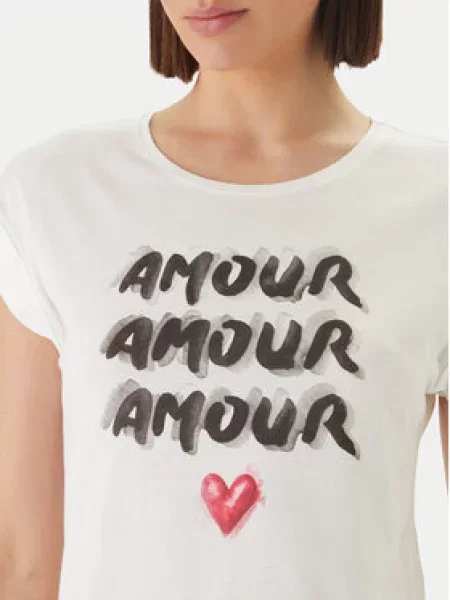 Majica Morgan De Toi kratki rukavi bijela