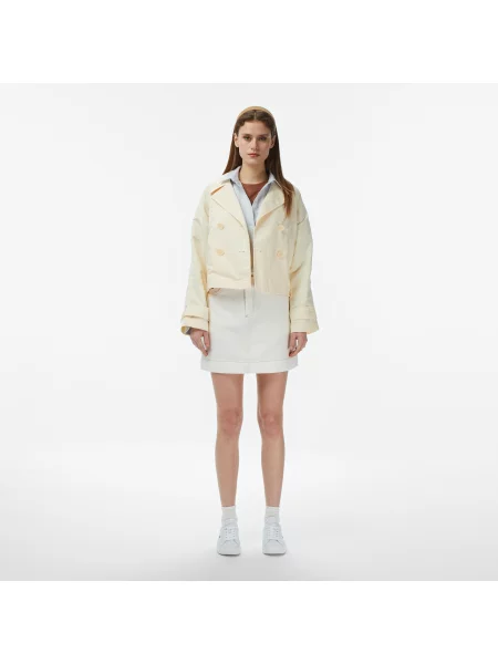 Тренч Lacoste бежевый