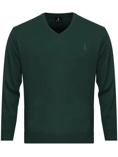 Pulover N&m&y s kapuco zelena