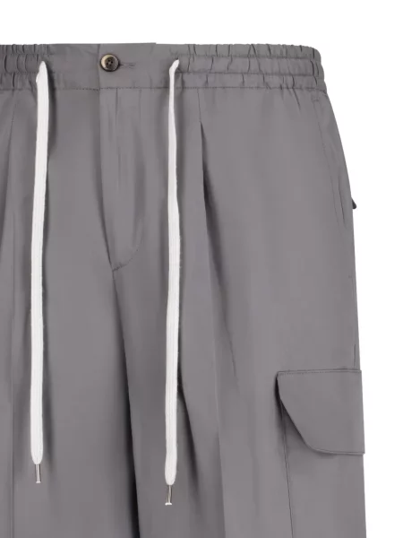 Pantaloni scurți cargo Pt Torino cu cordon gri