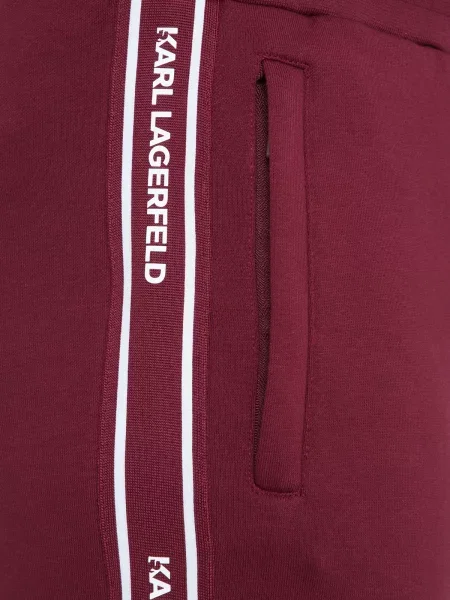Спортивні штани Karl Lagerfeld бордовий