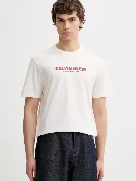 Calvin Klein tričko béžové