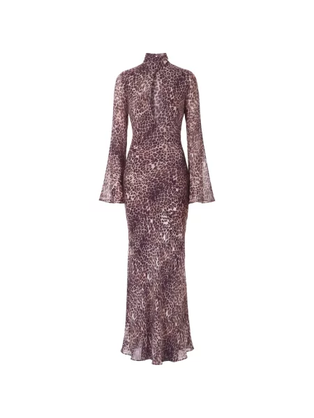 Rochie Nicholas cu imagine cu model leopard