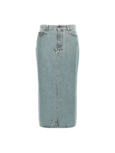 Spódnica jeansowa Moschino niebieska