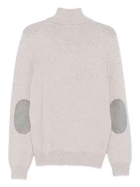 Sweter Fay wełniany szary