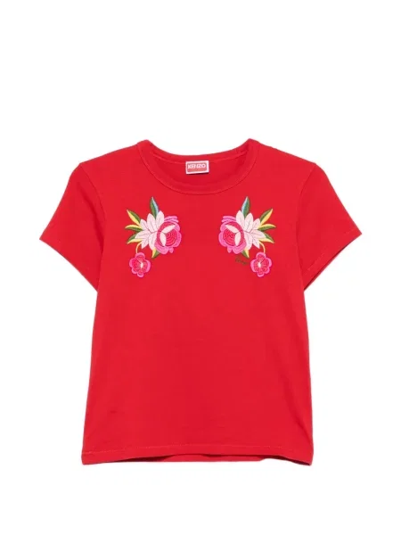 Tricou Kenzo cu model floral roșu