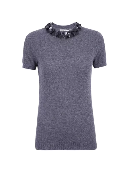 Scurt tricou Simkhai cu paiete gri