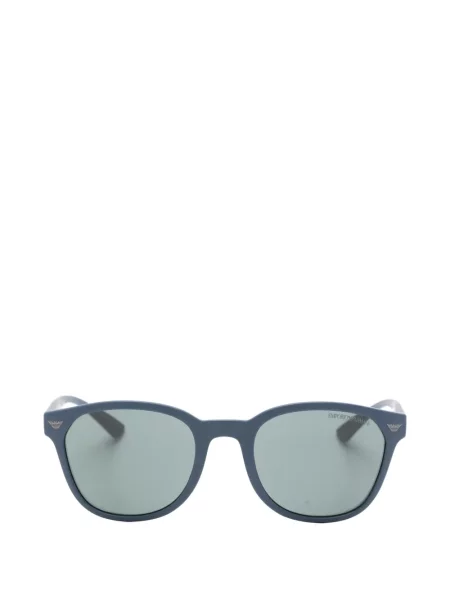 Ochelari de soare ovali Emporio Armani albastru