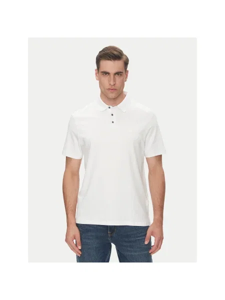 Calvin Klein Pólóing Supima Regular Fit fehér