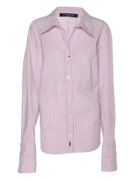 Koszula Marina Rinaldi w paski różowa