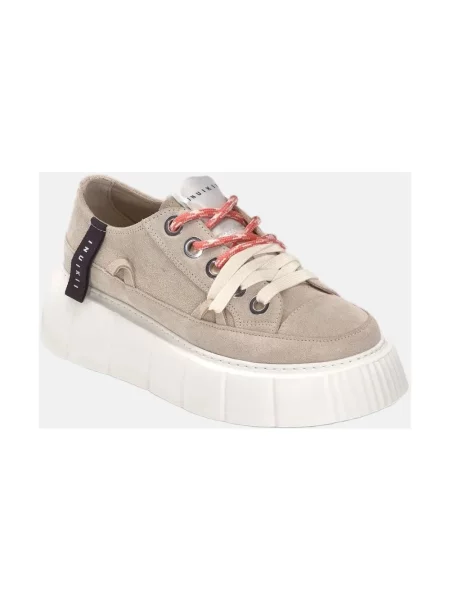 Sneakersy Inuikii zamszowe beżowe