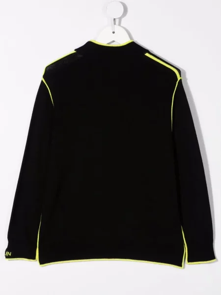 Sweter dziecięcy Balmain czarny