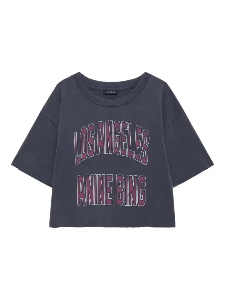 Koszulka Anine Bing o krotszym kroju czarna