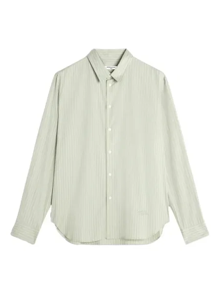 Pruhovaná košile Maison Kitsuné zelená