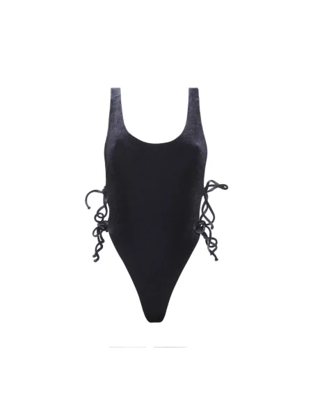 Welurowy strój kąpielowy Reina Olga w stylu grunge czarny