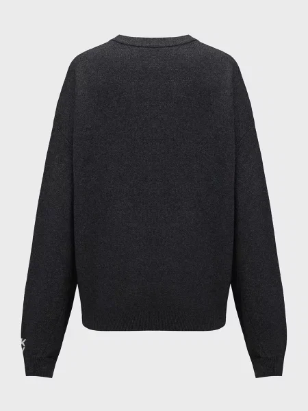 Шерстяной свитер Dkny серый