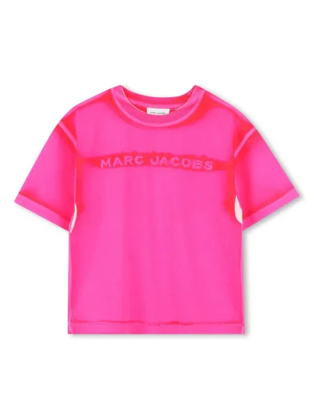 Koszulka dziecięca Marc Jacobs różowa