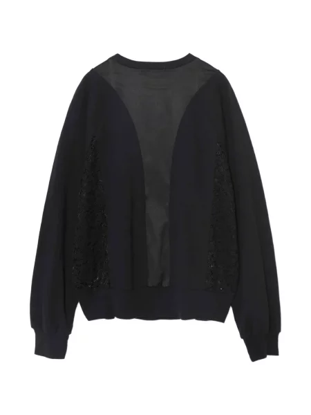 Pulover Undercover din dantelă negru
