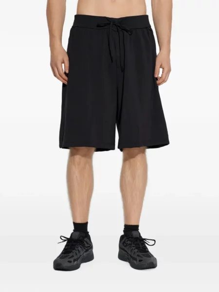 Lung tricou Nike cu cordon cu imagine negru