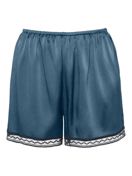 Pantaloni scurți Eres de mătase albastru