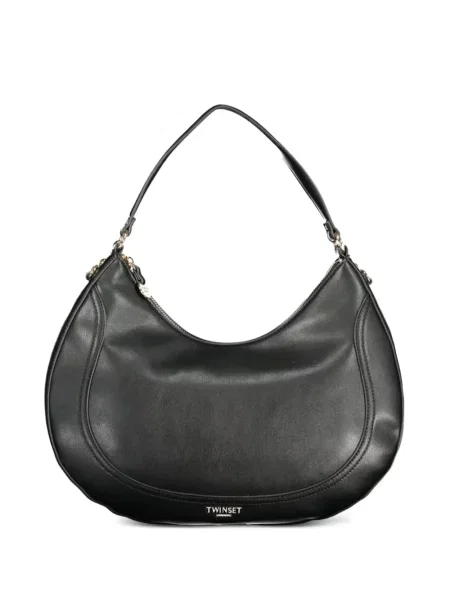 Geantă shopper Twinset cu autograf negru