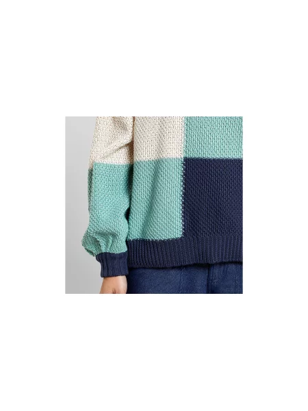 Sweter Dedicated z kapturem niebieski