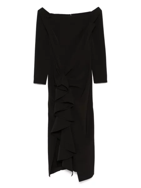 Rochie midi Moos Studio până la genunchi de costum negru