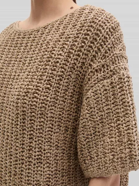 Sweter z mieszanki bawełny o kroju relaxed fit Marc O'polo
