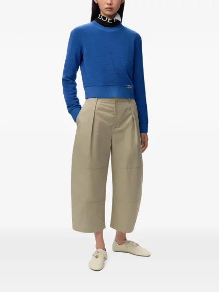 Decupat pantaloni Loewe verde