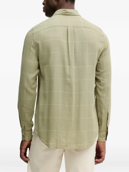 Lung cămașă Barbour verde