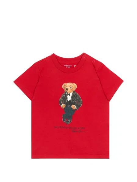 Koszulka polo dziecięca Polo Ralph Lauren czerwona