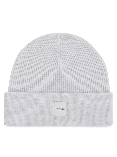 Calvin Klein czapka wełniana niebieska