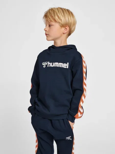Bluza z kapturem dla dzieci Hummel Takao niebieska