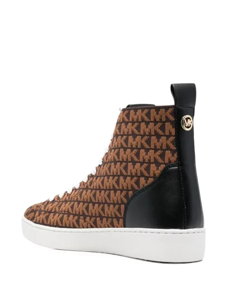 Pletené tenisky Michael Michael Kors hnědé